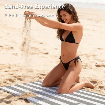 Lightweight Thin Microfiber Beach Towel,35" x 71" Sand Resistant, Quick Dry,for Beach,Swim Pool
