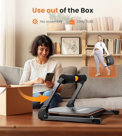 Niceday Ab Workout Equipment, Ab Machine for Stomach Workout, Ab Trainer Machine for Home, Ab Crunch Machine for Home Exercise, Sit Up Machine with 330 LBS Weight Capacity with Resistance Bands