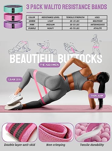 1/3 Yoga Mat Thick, Yoga Set for Beginners - color: PURPLE&PINK