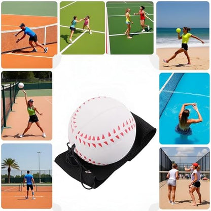 Wrist Return Ball, Sports Wrist Ball, Baseball On A String Rubber Rebound Wristband, Durable Elastic String Attached Rebound Balls