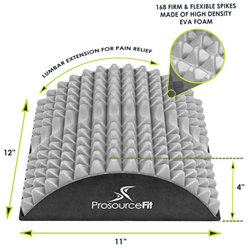ProsourceFit Arched Back Stretching Spike Orthopedic Traction Device & Lower Lumbar Massage Support