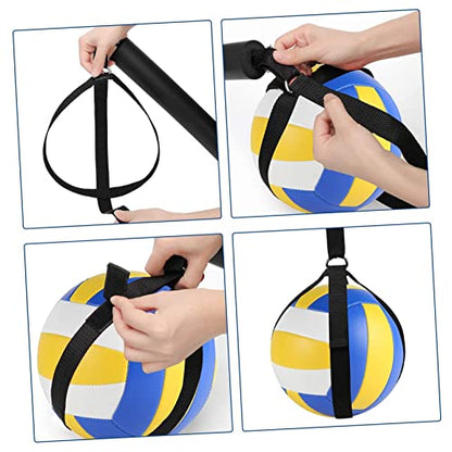 Mikikit 2pcs Adjustable Volleyball Spike Training Band Suspension Basketball Swing Strap Warm Up Aid for Athletes for Volleyball Practice and Skill Development