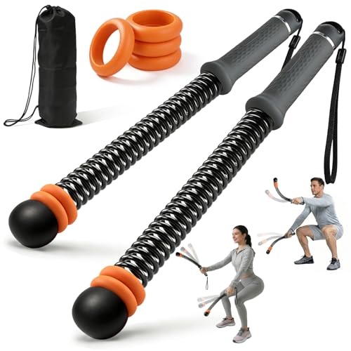 Cordless Battle Ropes Adjustable Weighted with 8 Removable Weight Rings