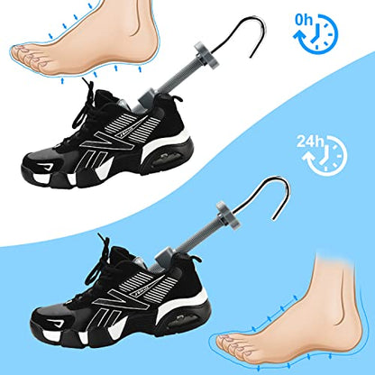 eachway Shoe Stretcher, Shoe Trees Adjustable Length & Width for Men (M for M's Us6.5-10; Wm's Us10-13.5) Grey - color: M(for M's Us6.5-10; Wm's Us10-13.5 )Grey
