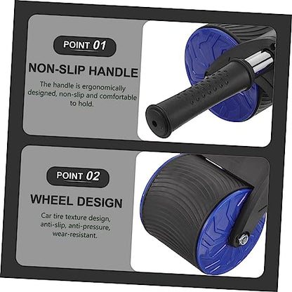 1Set Professional Abdominal Muscle Wheel Roller Mute Fitness Equipment for Home Workouts Durable and Portable Ab Wheel for Targeted Stomach Training for Beginners