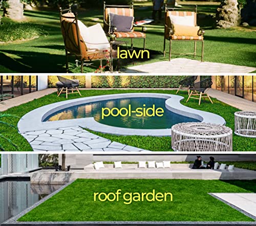 VViViD Artificial Grass Synthetic Weatherproof Vinyl Turf Mat Roll (1ft x 3.33ft (40 Inch))