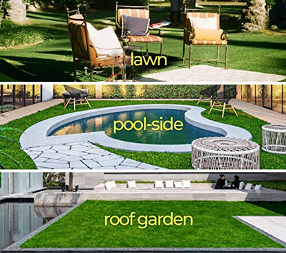 VViViD Artificial Grass Synthetic Weatherproof Vinyl Turf Mat Roll (1ft x 3.33ft (40 Inch))