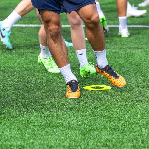 FORZA Flat Disc Ring Markers | Durable PVC Training Markers for Sports, Agility Drills & Skill Development - Pack of 10