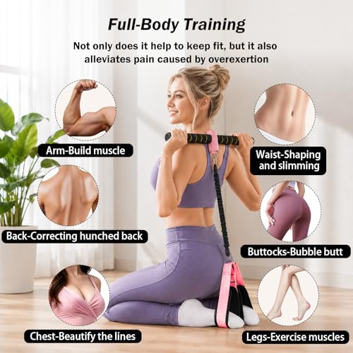 Upgraded Pedal Resistance Bands with Handles, 3 Heavy Tube Adjustable Exercise Bands Set Ideal for Women and Men, Sit Up Exercise Equipment for Abdomen, Waist, Arm, Core/ABS, Leg, Physical Therapy