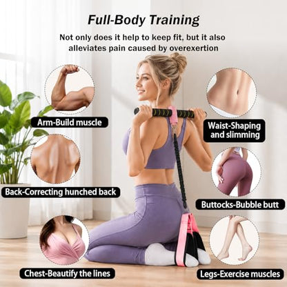 Upgraded Pedal Resistance Bands with Handles, 3 Heavy Tube Adjustable Exercise Bands Set Ideal for Women and Men, Sit Up Exercise Equipment for Abdomen, Waist, Arm, Core/ABS, Leg, Physical Therapy