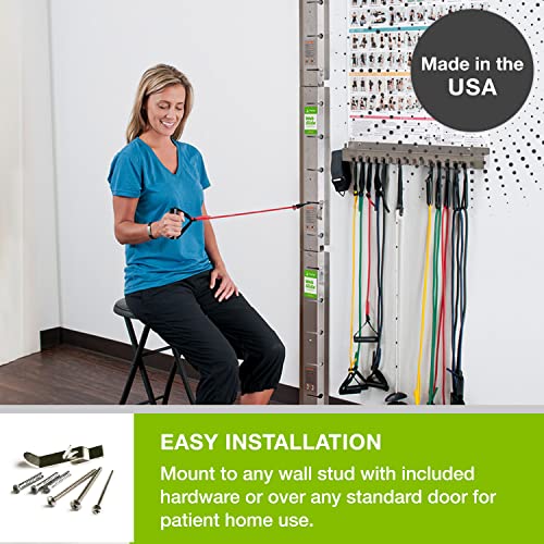 Web Slide Single Rail, Stainless Steel - Perfect for Dynamic Warm-ups, CrossFit, Stretching, and Strength Building - Physical Rehab Equipment for Clinic, Home, or Gym