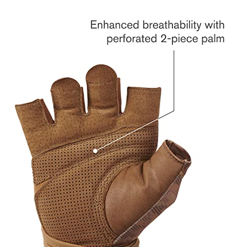 Harbinger Pro Wristwrap Gloves 2.0 for Weightlifting, Training, Fitness, and Gym Workouts with Wrist Support