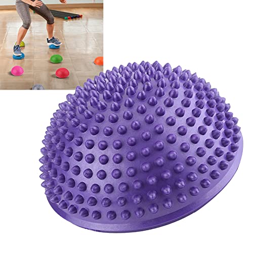 VGEBY Foot Massage Ball, Half Ball Balance Pods for Deep Tissue Muscle Therapy (Purple)