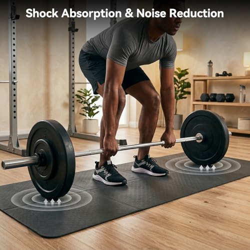 Walking Pad Mat for Carpet 73''×24'' Foldable Treadmill Pad Floor Protector Non-Slip Noise Shock Absorption Exercise Equipment Mats for Hardwood Floor/Spinning Bike/Elliptical Machine