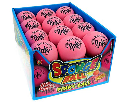 JA-RU Hi-Bounce Pinky Ball (2 Pack). Rubber Bouncy Balls for Kids. Small Pink Stress Relief Toy. Indoor & Outdoor Sport Party Favors. Bouncing Throwing Play Therapy.976-2
