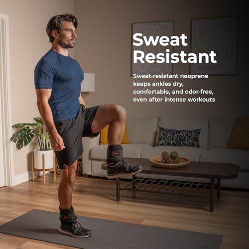 Sunny Health & Fitness Neoprene 1-5 LB Pair Ankle Weights/Adjustable 5 LB - size: 1 LB