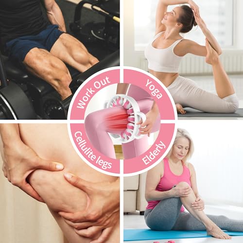 Lymphatic Drainage Massager Roller–Fascia Blaster Tool for Legs,Thighs,and Calves –Deep Tissue Body Sculpting and Anti-Cellulite Massager Tool