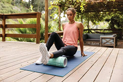 TriggerPoint Grid 1.0 Foam Roller - 13" Multi-Density Massage Roller for Deep Tissue & Muscle Recovery - Relieves Tight, Sore Muscles & Kinks, Improves Mobility & Circulation - Targets Key Body Parts - color: Mint