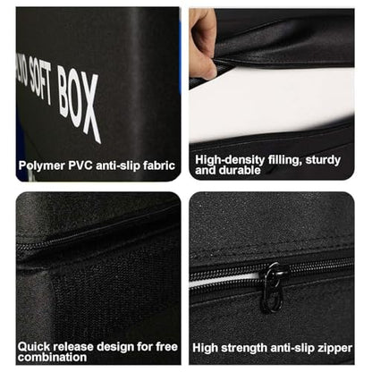 LICOME 4-in-1 Foam Jumping Exercise Box Plyo For Home Gym Non-slip PU Leather Cover For Workouts Training Strength - size: 2