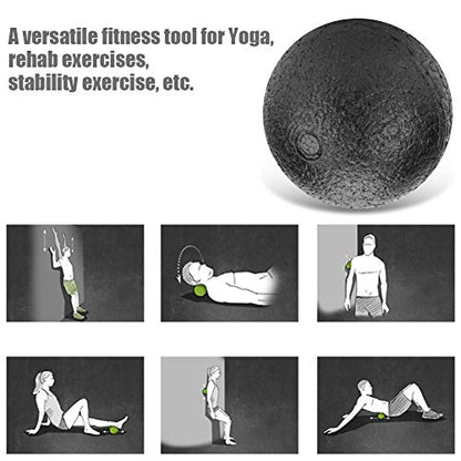 10CM High Density Foam Ball, Soft Yoga Muscle Foam Roller Myofascial Release Balls for Feet, Back, Neck
