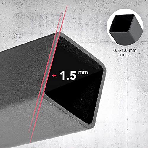Yaheetech 2PCS Adjustable 44-70 Inch Squat Rack Portable Utility Home Gyms Workout Weight Dumbbell Racks Stands for Exercise & Fitness Strength Training