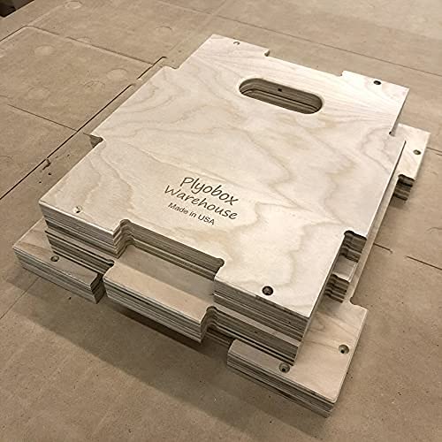 3 in 1 Plyometric Box: 12"x14"x16" Flatpack Puzzle Pieces