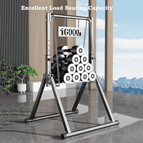 Freestanding Pull Up Bar Foldable Power Tower Dip Station Adjustable Dip Bar Strength Training Equipment For Home Gym Support 1100lbs Black
