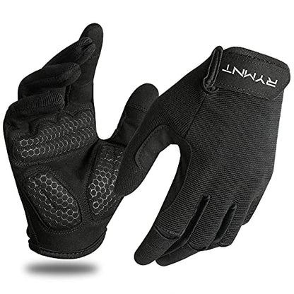 Full Finger Workout Gloves for Men Women, Weight Lifting Gloves Foam Padded - size: Small