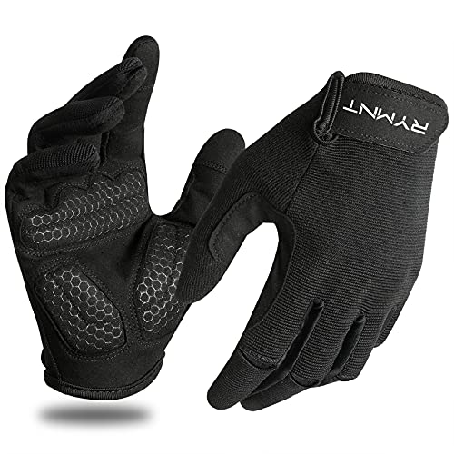 Full Finger Workout Gloves for Men Women, Weight Lifting Gloves Foam Padded - size: X-Large