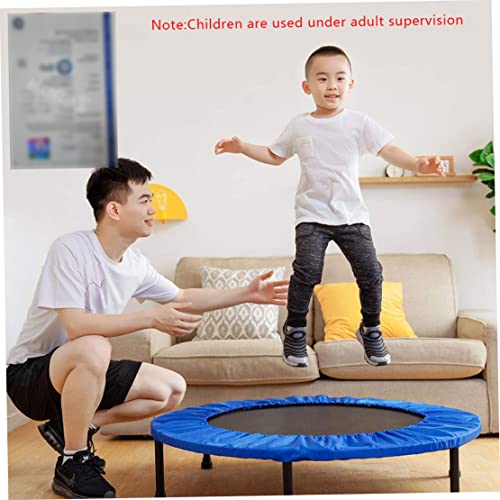 36 Inch Replacement Fitness Trampoline Cover Mini Trampoline Skir Pad Trampoline Side Cover for Round Frames Blue