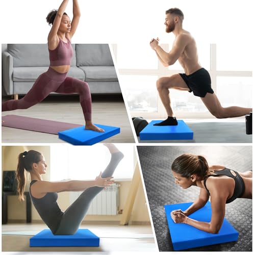 Professional Foam Balance Pad, Large Balance Pads for Physical Therapy, Foam Balance Board for Rehabilitation Stability Workout Knee and Ankle Exercise Strength Training