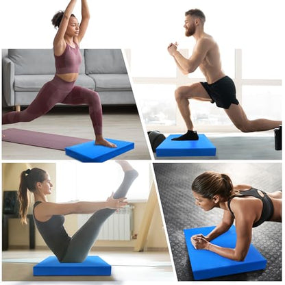 Professional Foam Balance Pad, Large Balance Pads for Physical Therapy, Foam Balance Board for Rehabilitation Stability Workout Knee and Ankle Exercise Strength Training