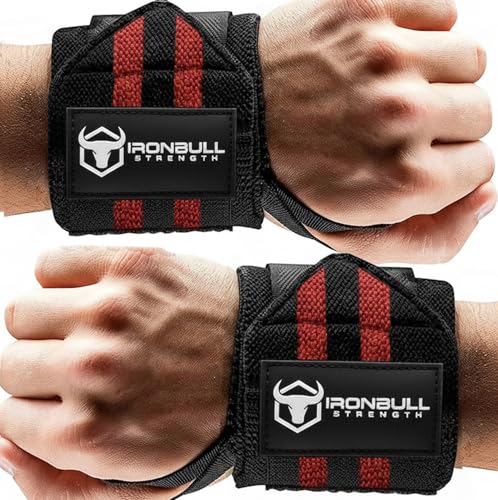 Wrist Wraps for Weightlifting (USPA & IPL Approved) - 18” Premium Quality Wrist Straps for Weightlifting - Weight Lifting Wrist Wraps with Thumb Loop - Best Gym Wrist Wraps for Lifting Weights, Curls & Dips - Lifting Wrist Wraps for Bench, Powerlifting &