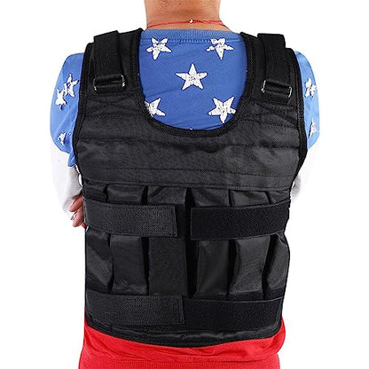 Ox Cloth 50kg Adjustable Weighted Vest for Strength Training & Fitness Workouts