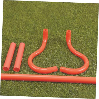 3pcs Detachable PVC Athletic Hurdles for Speed Agility Training Portable Soccer Basketball Football Hurdle Drills Quick Setup Plyometric Equipment