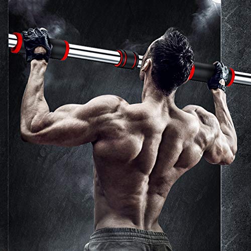 Pull-Up Bar The Horizontal Bar On The Door, Without Screw Installation, The Fitness Training Bar On The Door, 65-90cm, 85-120cm, 105-140cm (Size : 65-90cm) - size: 65-90cm
