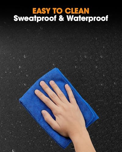 Treadmill Mat for Floor & Carpet Floors, 63" × 30", 0.2" Thick Non-Slip Treadmill Mat for Carpet, Mat for Under Treadmill on Carpet Hardwood Floors