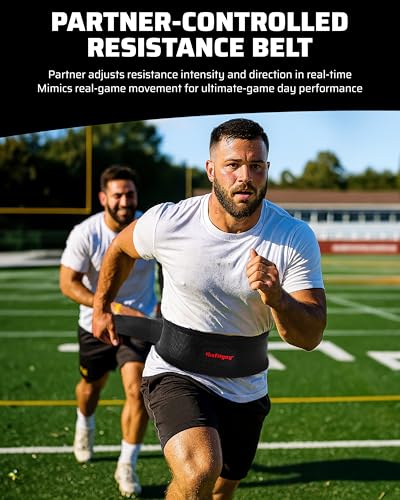 THEFITGUY Explosive Sprint & Load Bundle – Coach Resistance Belt and Sled Pulling Belt