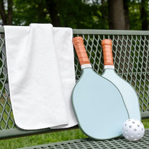 S&T INC. Microfiber Gym Towels, Yoga Towel for Home and Gym Bag, 16 Inch x 27 Inch, 3 Pack - color: White
