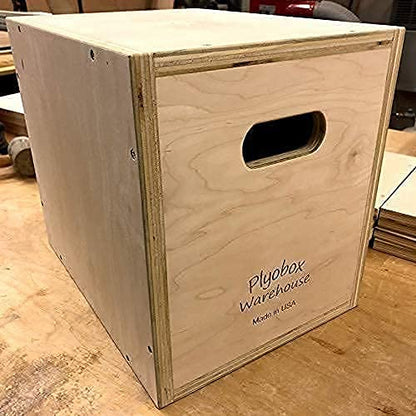 3 in 1 Plyo Box - 12"x14"x16" Flatpack Plyometric Box. New! Logo and Laser Letter Engraving Options!