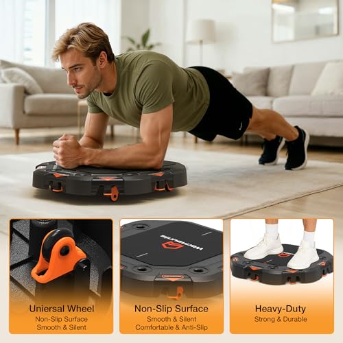 Adjustable Push Up Board for Men, 7 in-1 Multi-Function Push Up Board with Resistance Bands, Door Anchor for Full Body Training, Safe & Space-Saving Design for Home/Gym Use