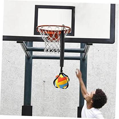 Mikikit 2pcs Adjustable Volleyball Spike Training Band Suspension Basketball Swing Strap Warm Up Aid for Athletes for Volleyball Practice and Skill Development