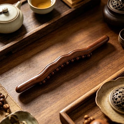 Massage Stick Wood,Natural Portable Wooden Roller Bar | Wood Stick Massage Tool,for Home House Bedroom Office Indoor Women Men Arm Legs Shoulders