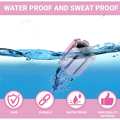 Wearable Wrist & Ankle Weights, Set of 2 (1 LB ea.), Adjustable Arm Weights Set, Weight Loss Bracelet, For Running, Walking, Jogging, Jumping, Yoga, Dance, Pilates, Aerobics, Strength Training, Women/Man. - color: Pink