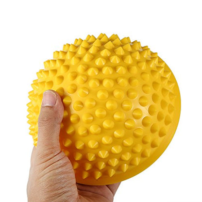 Half Round Massage Ball, Spiky Point Hemisphere Use for Yoga Fitness Exercise Gym Balancing Pad