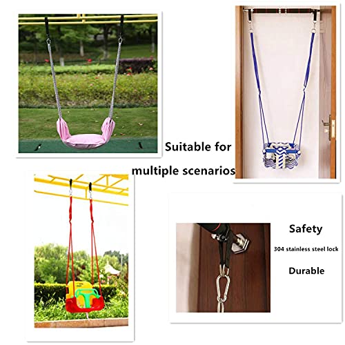 Tree Swing Straps Hanging Kit,Short Strap Sling 2Pcs 9.84inches Heavy Duty Hanging Straps Hammock Straps for Swing,Hammocks Hangers,Seat,Yoga,Sandbags,Pulley System,Home Gym