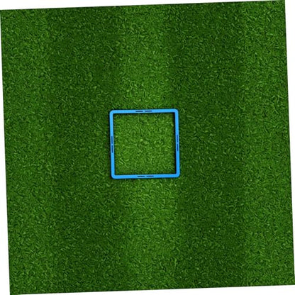 6pcs Portable Soccer Training Rings Agility Squares for Football Speed and Agility Training Equipment Goal Ring Lawn for Football