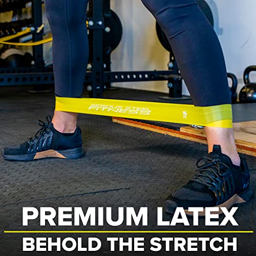Mini Resistance Loop Bands | Rehab and Prehab Stretch Bands | 12" Exercise Workout Bands (Sets of 5 Pack and Sets of 10 Pack Trainer Options Available!)