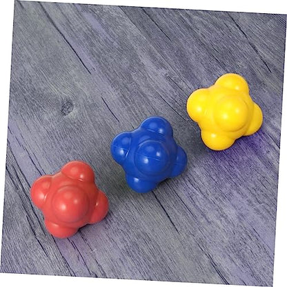 58mm Hexagonal Reaction Ball Instant Feedback Agility Training for Baseball Soccer Volleyball