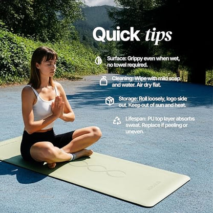 Natural Rubber Workout Mat with Bag | Thick Rubber mat 4.5 mm | Non Slip Yoga Mat Non Slip| Gym Mats for Home Gym Floor Mat, Home Exercise Mats for Home Workout Accessories, Fitness Mat, Workout Mats for Home Gym, Yoga Matt, Stretching Mat, Thick Exercise